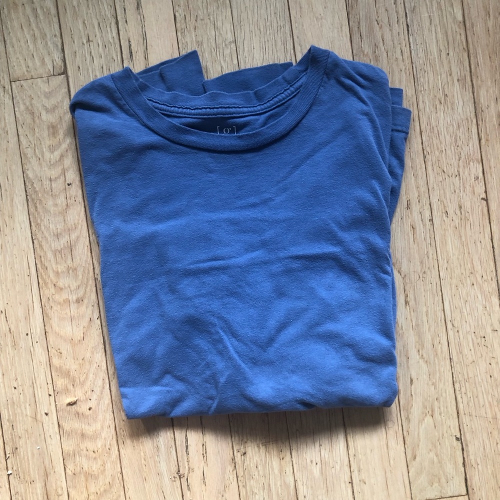 George Men's Long Sleeve Tee in Blue